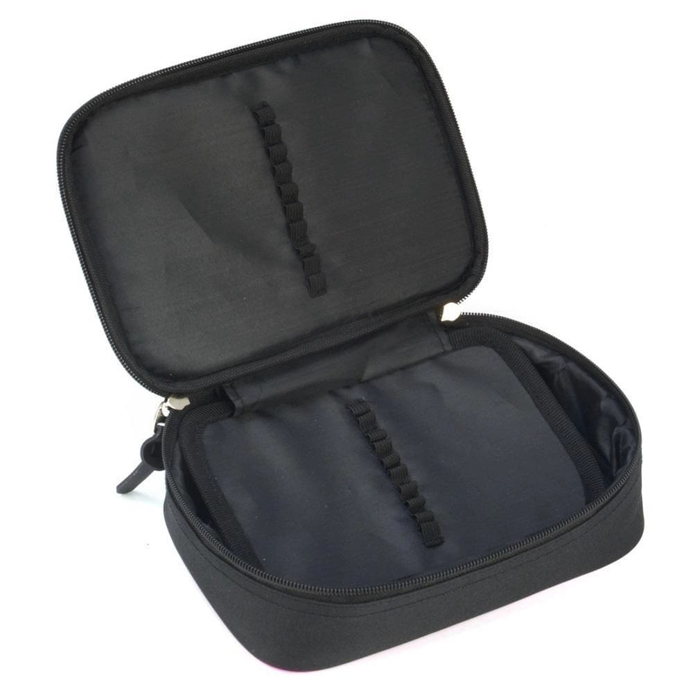 Estojo Escolar Luxcel Up4you Box Preto com Detalhes