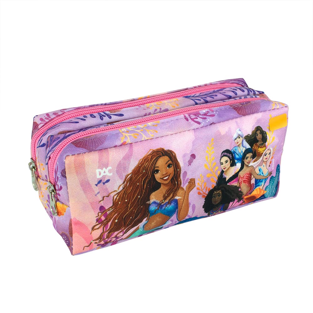 Estojo Escolar DAC Ariel Duplo Grande em Tecido