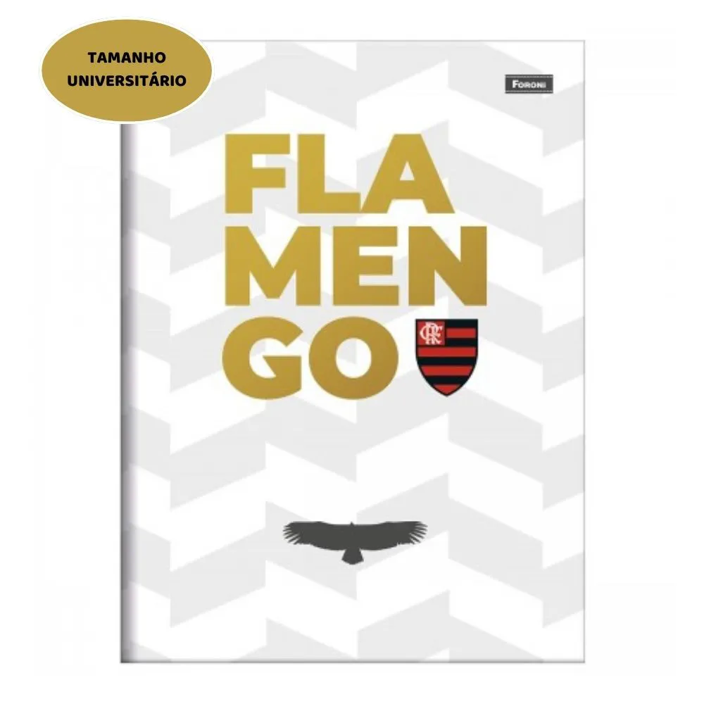Caderno Brochura Foroni Flamengo Capa Dura 80 Folhas Sortido