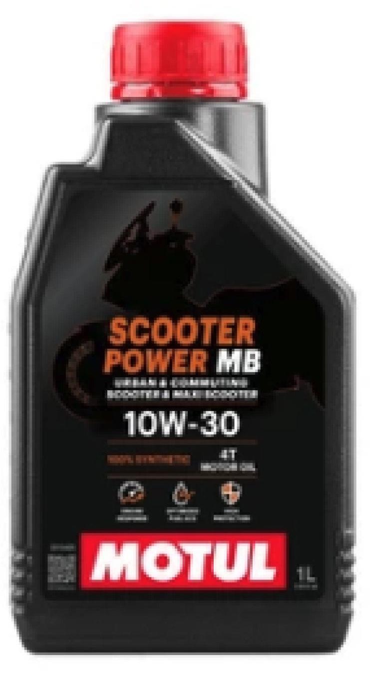 Óleo Para Motor de Moto MOTUL SCOOTER POWER 4T 10W-30 MB 1L 105936