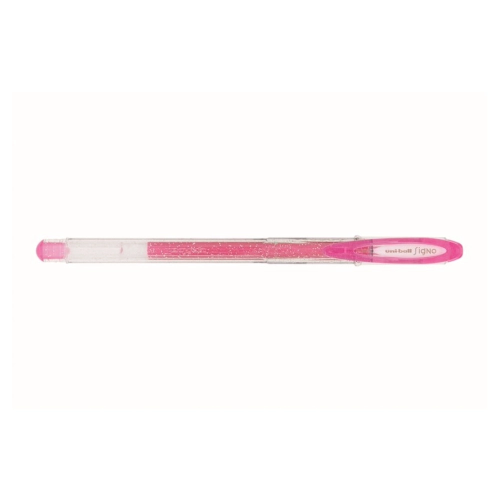 Caneta em Gel Uni Ball Signo Gliter UM-120SP Rosa