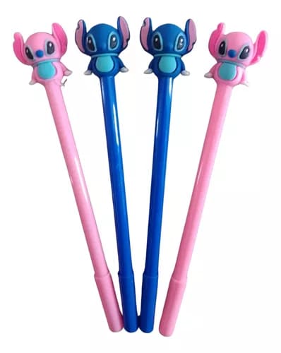 Caneta Esferográfica Stitch Unidade Tinta Preta