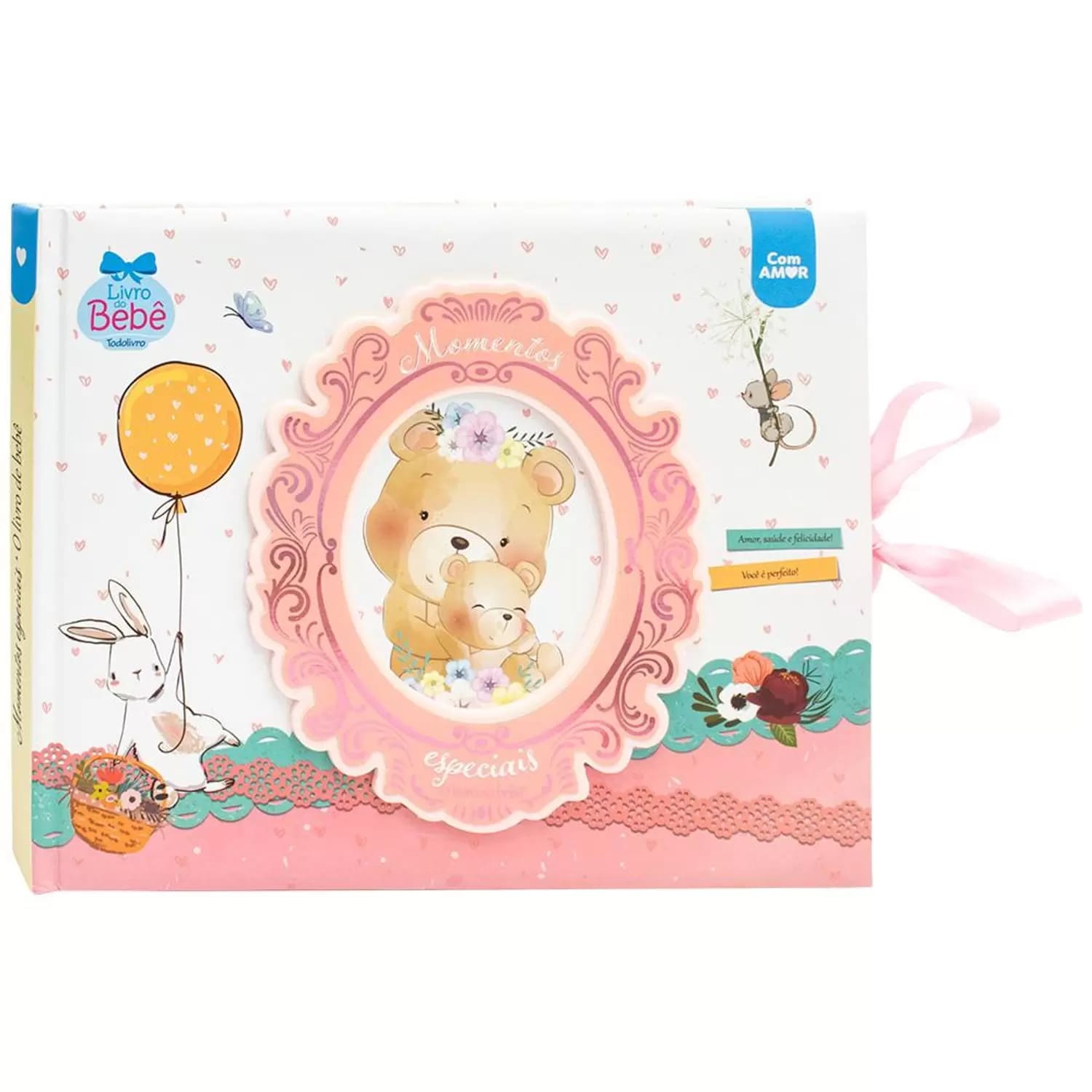 Livro Todolivro Momentos Especiais Do Bebe Rosa