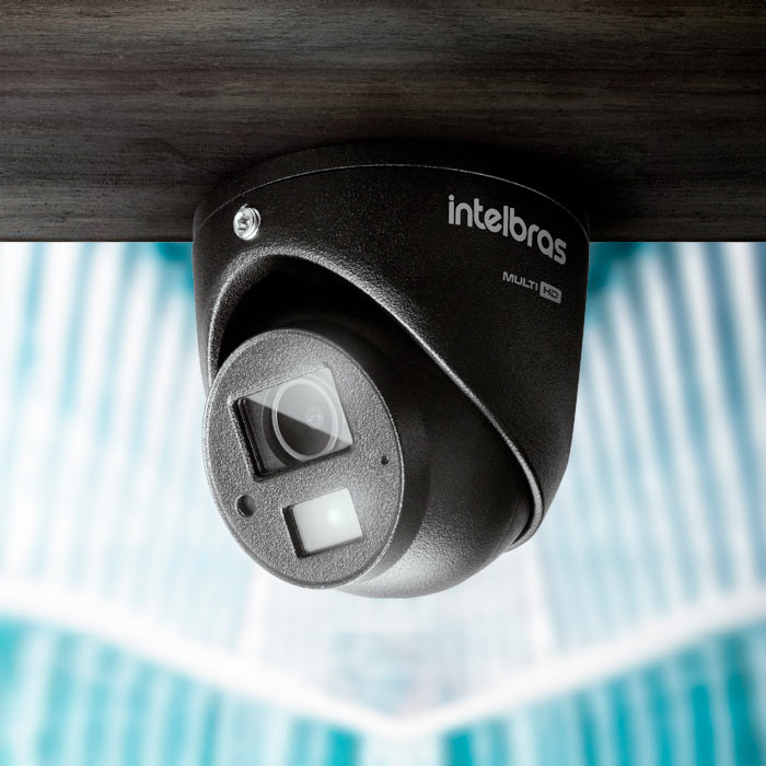 Câmera Dome Multi HD 2 MP VHD 3220 Mini D Intelbras Preta