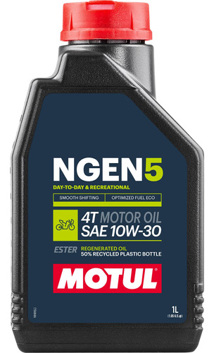 Óleo Para Motor de Moto MOTUL NGEN 5 10W-30 4T 1L 111817