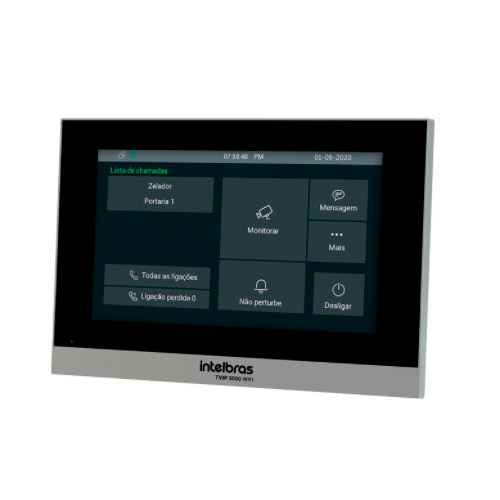 Terminal de Vídeo IP Universal Com Wi-Fi TVIP 3000 WIFI Intelbras Branco