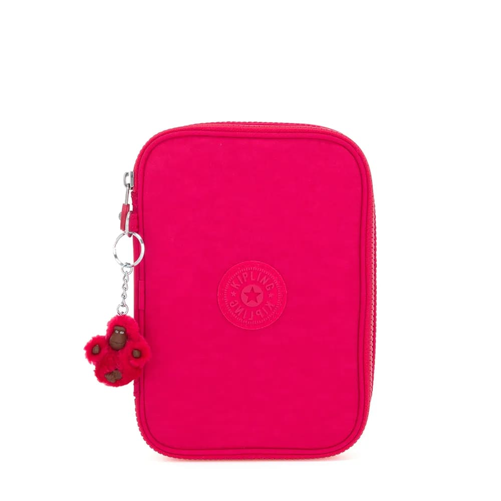 Estojo Kipling 100 Pens Grande True Pink