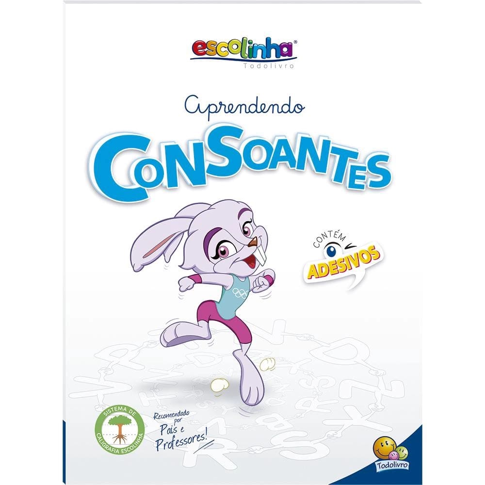 Livro Todolivro Escolinha Atividades Apoio Escolar Consoantes
