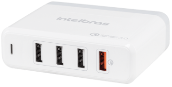 Carregador USB 4 Saídas EC 4 Quick Intelbras