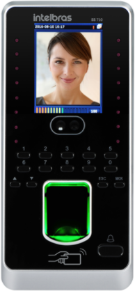 Controlador de Acesso Intelbras Biometria Digital e Facial SS 710