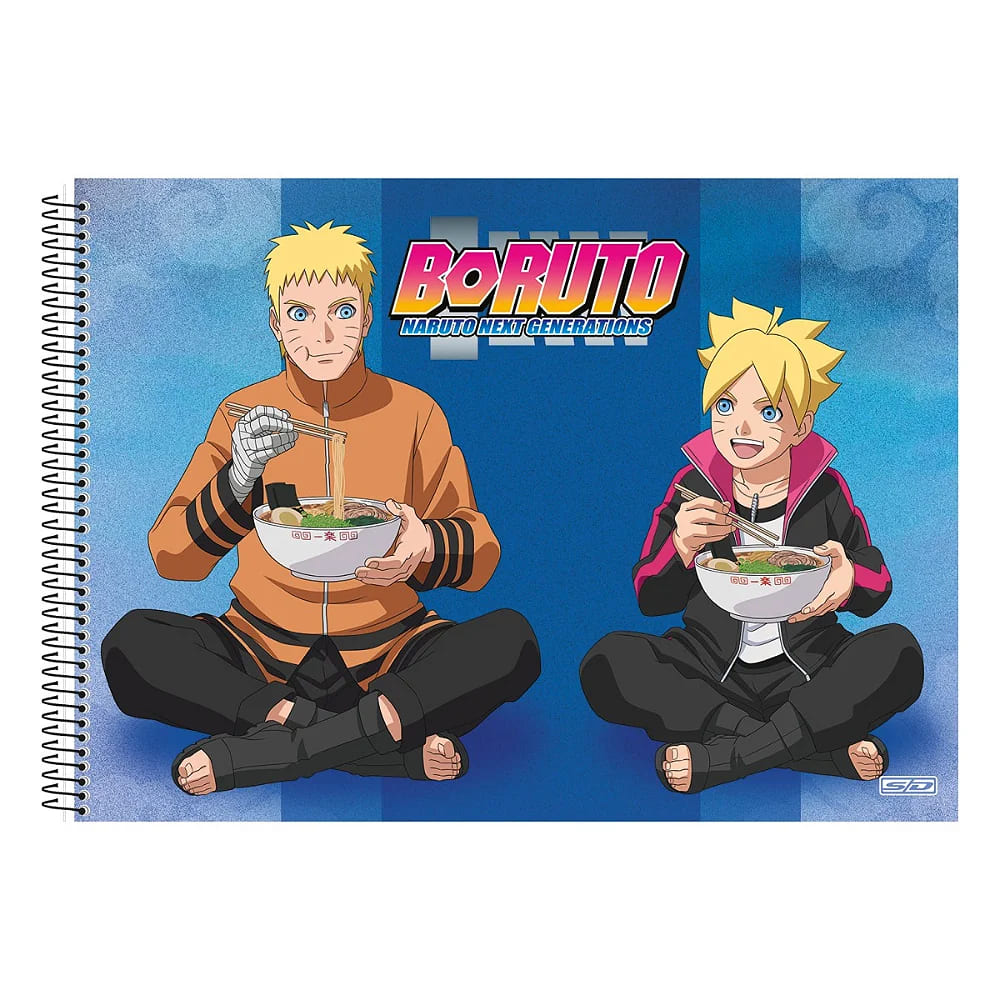 Caderno Cartografia São Domingos Boruto 60 Folhas Espiral Sortido