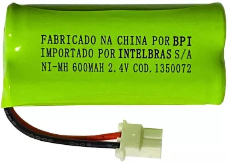 Bateria para Telefone sem Fio 2,4V 600 MAH Intelbras