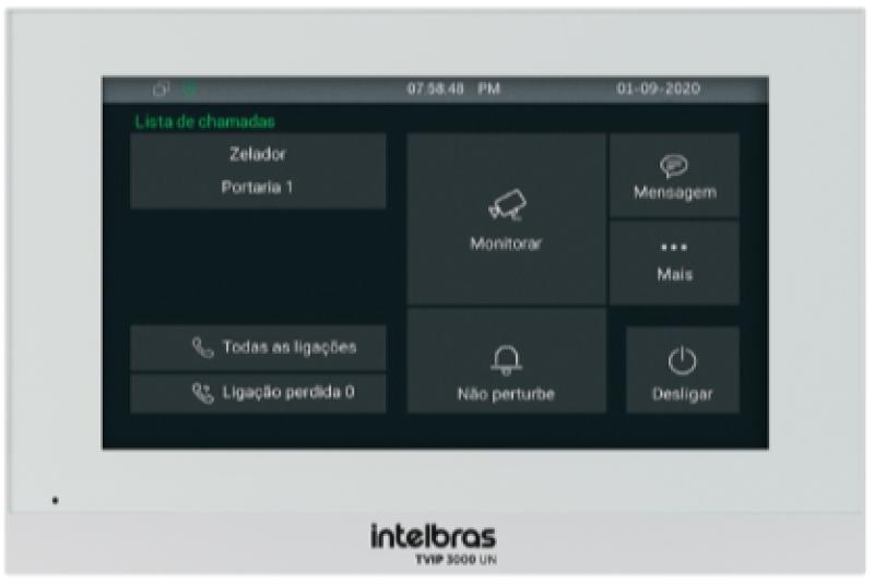 Terminal de Vídeo IP Universal TVIP 3000 UN Intelbras Branco
