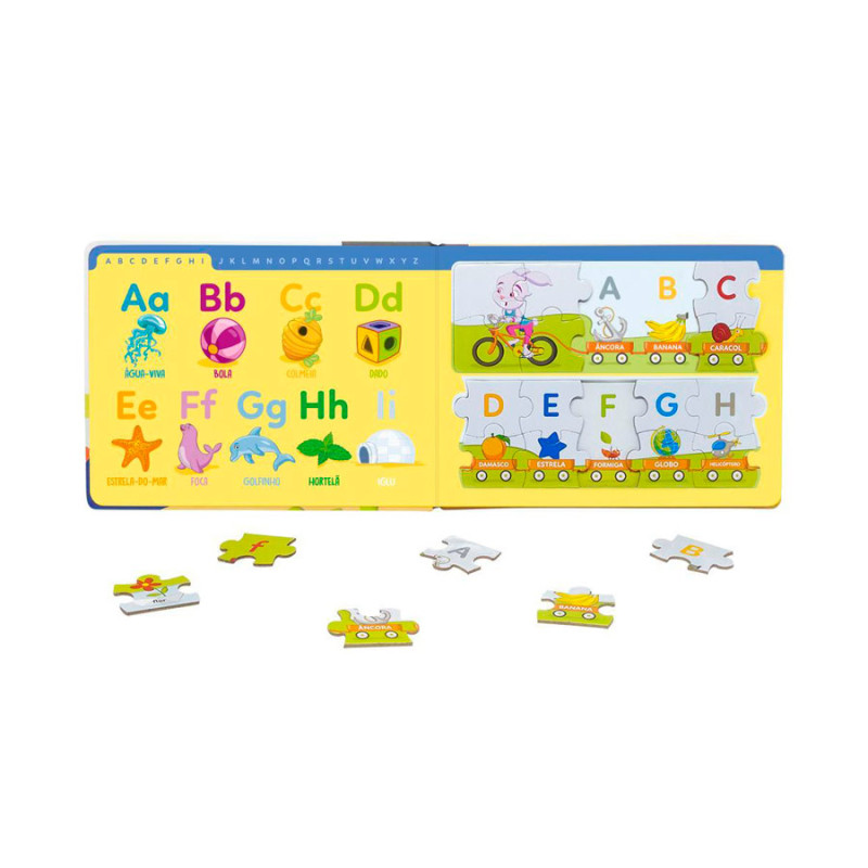 Livro Todolivro Escolinha Quebra Cabeça Alfabeto