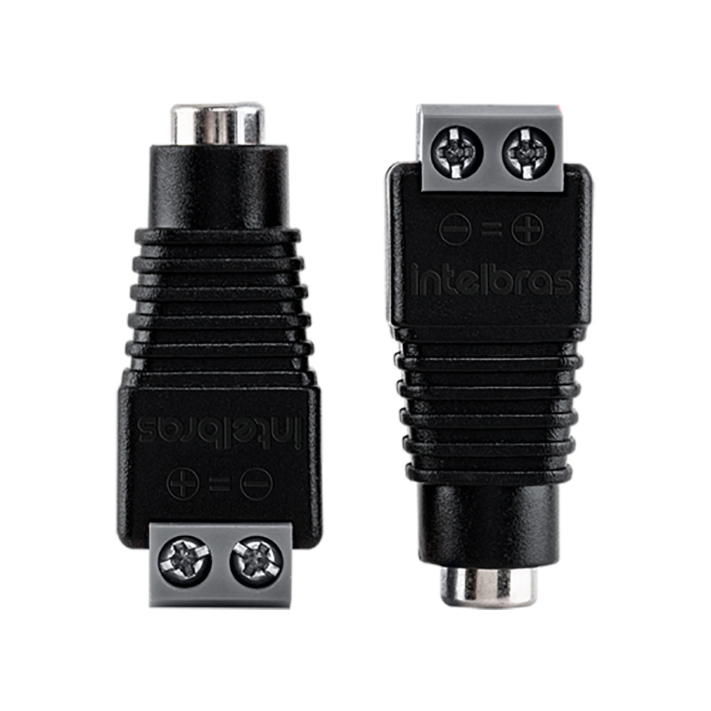 Conector P4 Fêmea Conex 1000 Intelbras Pacote 10 Peças