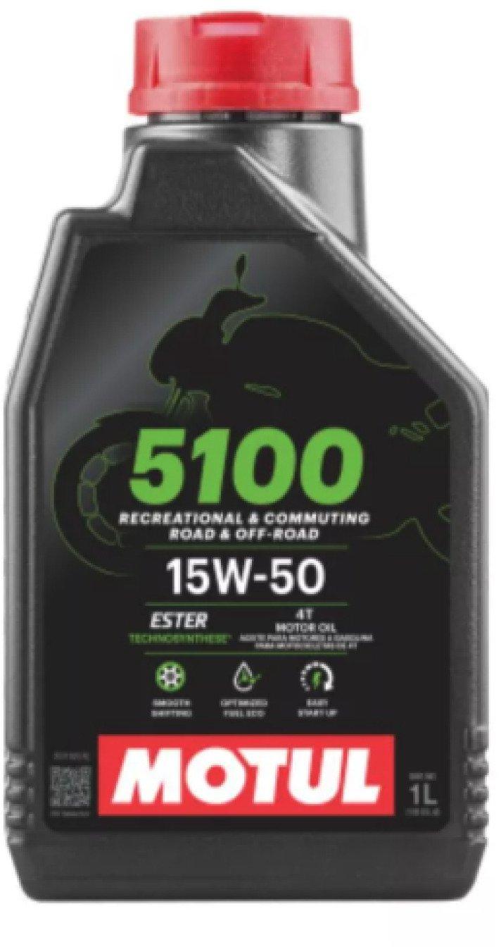 Óleo Para Motor de Moto MOTUL 5100 15W-50 4T 1L 104081