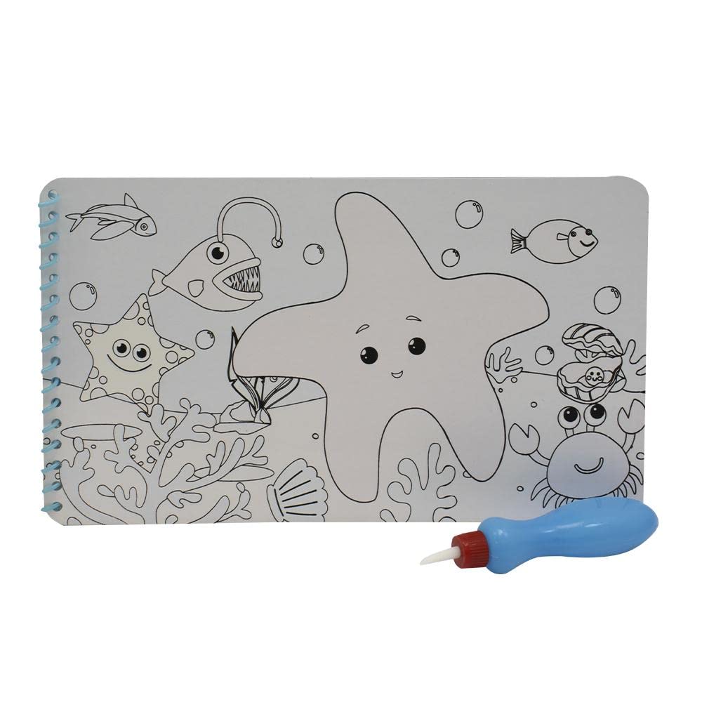 Livro Todolivro Animais Marinhos Surpresas com Água para Molhar e se Divertir