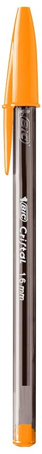 Caneta Esferográfica BIC Cristal Intenso 1.6 mm Ponta Grossa 6 Unidades