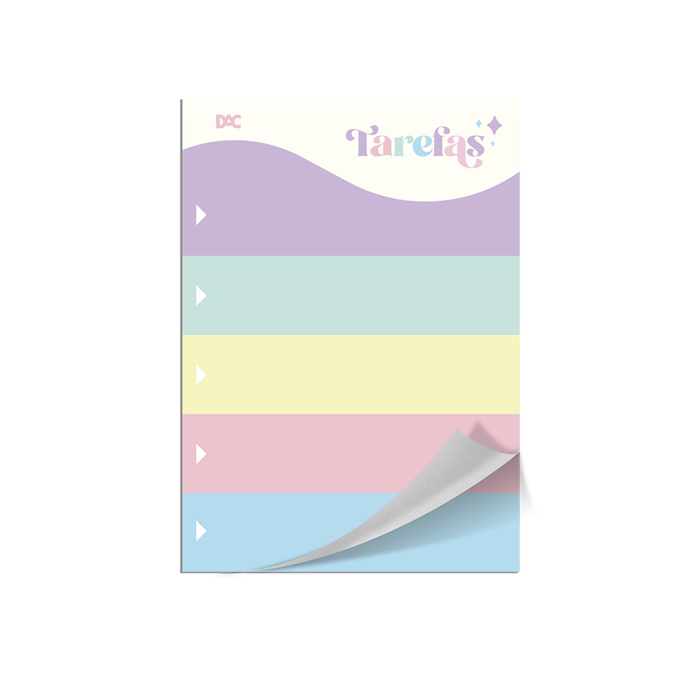 Bloco de Anotações DAC Enjoy com 30 Folhas 90g Pequeno