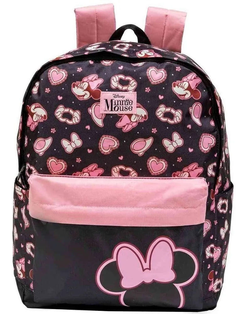 Mochila Costa Xeryus Minnie Média T04 com Detalhes Rosa