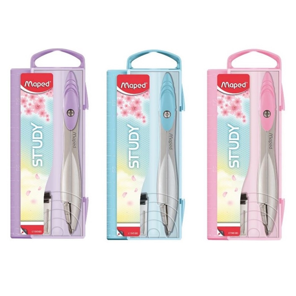 Compasso Escolar Maped Study Collector com 2 Peças Sortido