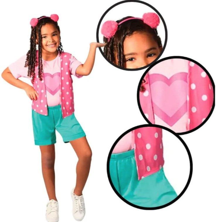 Fantasia Infantil Maria Clara e JP Tam M Super Magia