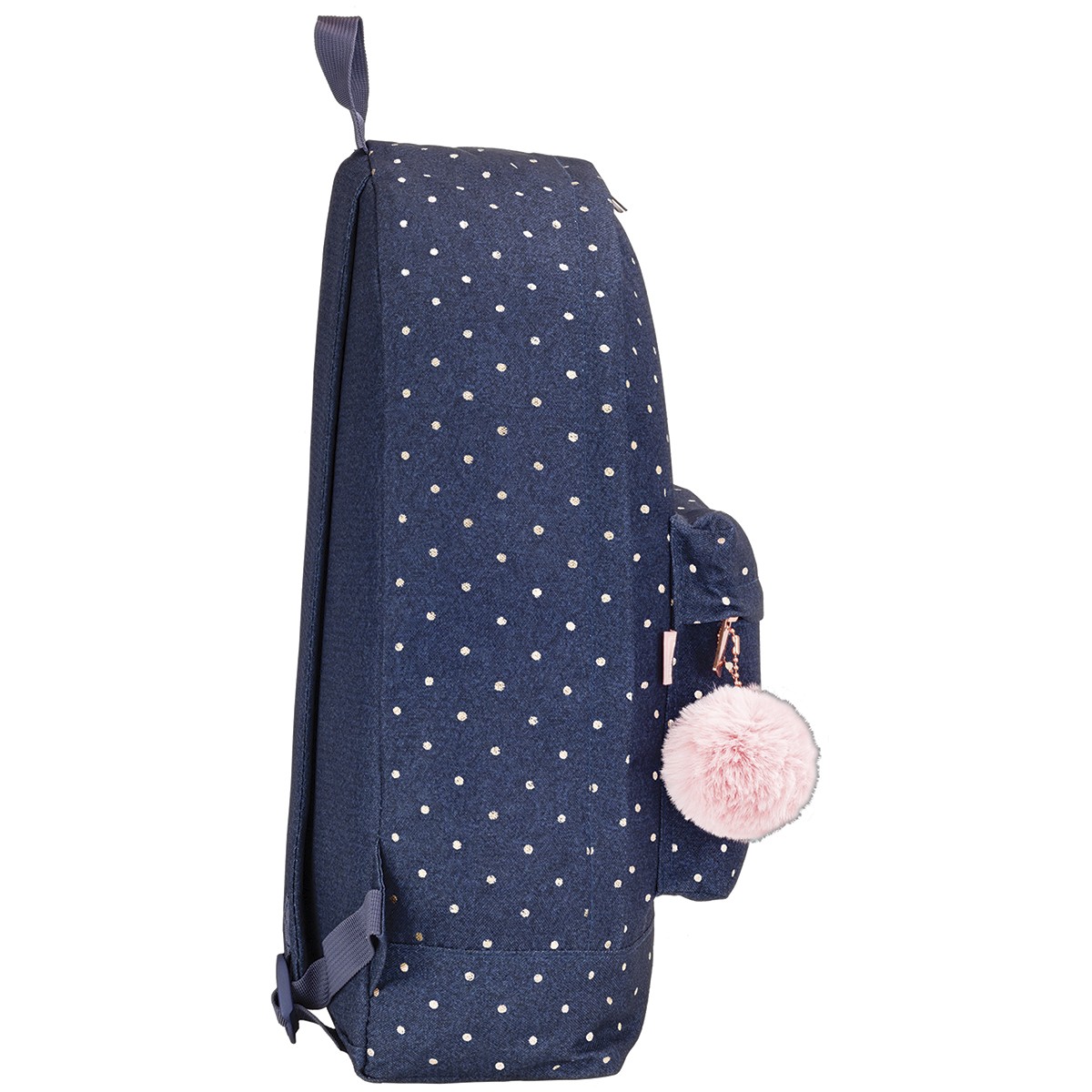 Mochila Tilibra Costas Académie Poá Metalizado Material Resistente