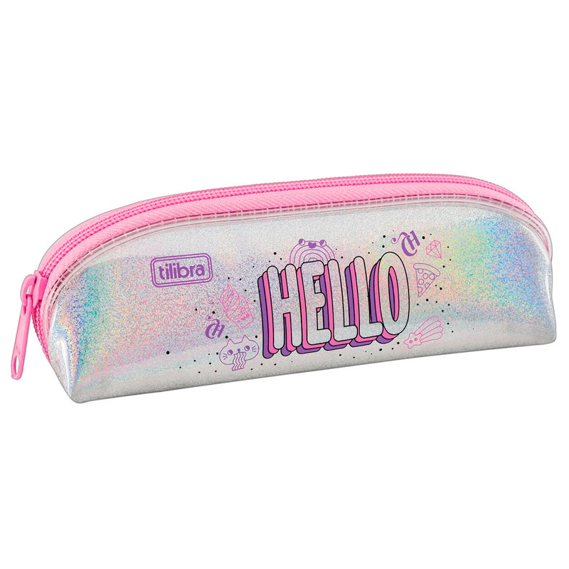 Estojo Escolar Tilibra Médio Capricho Hello