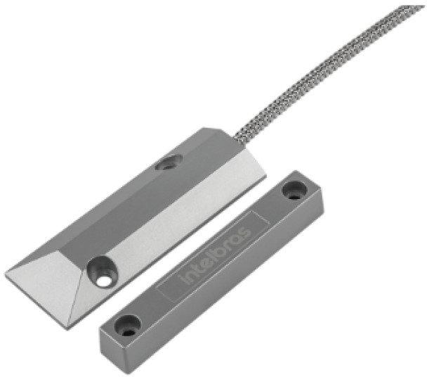 Sensor de Abertura Magnético com Fio Intelbras XAS Porta Aço SP