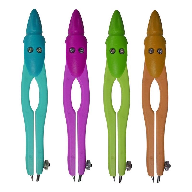 Compasso Escolar CIS TS888 N Corpo em Plástico Unidade Cores Sortidos