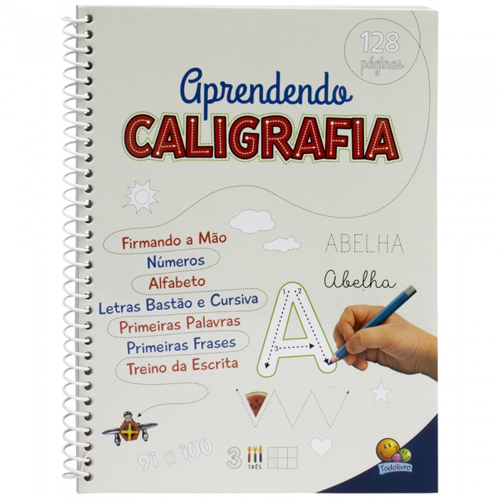 Livro Aprendendo Caligrafia Todolivro Espiral