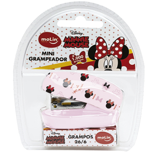 Grampeador Molin Mini Disney Fofura Base de 6 cm