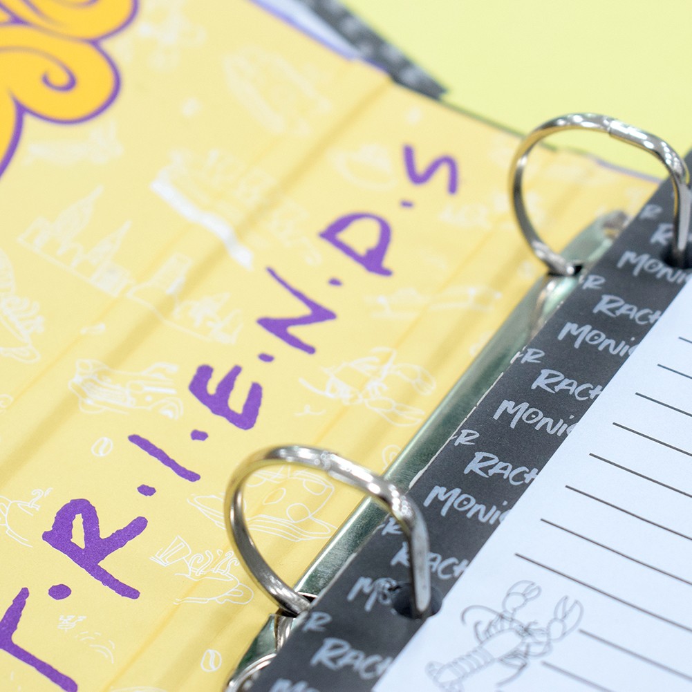 Mini Fichário DAC Friends com 80 Folhas 90gr