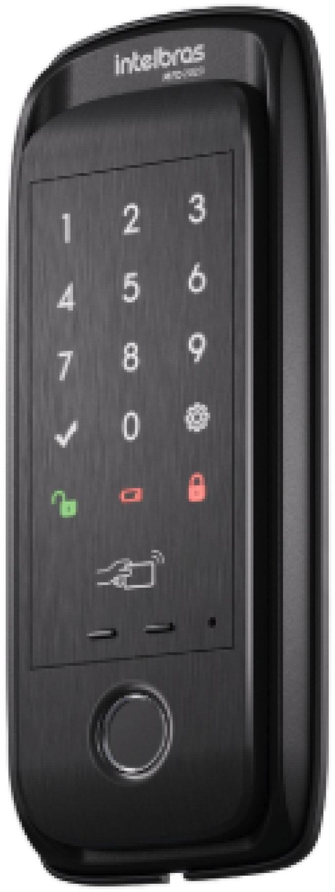 Fechadura Inteligente de Sobrepor MFD 2020 Preta Intelbras