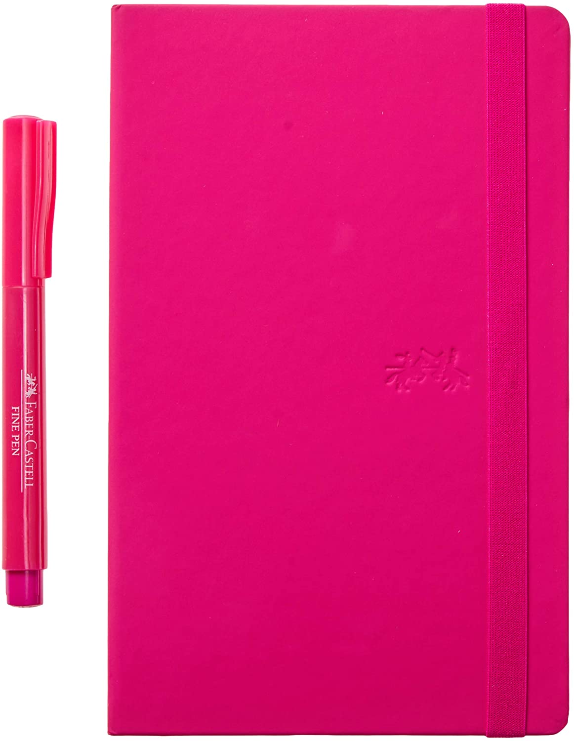 Caderneta Faber Castell Creative Journal Pontilhado 84 Folhas Rosa