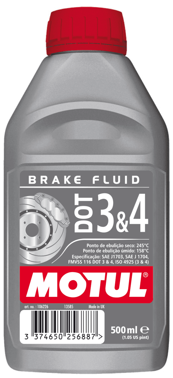 Fluido de Freio MOTUL DOT 3 E 4 500ml 106226
