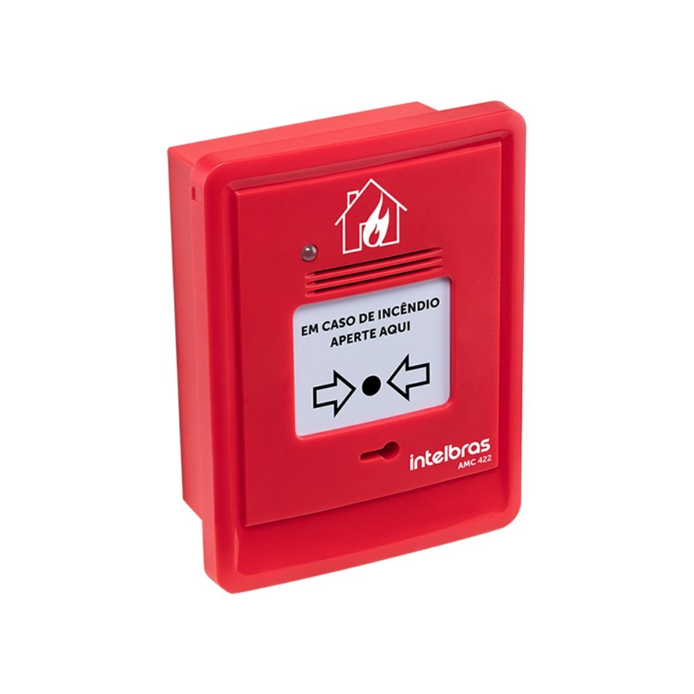 Acionador Manual Convencional com Sirene Intelbras AMC 422