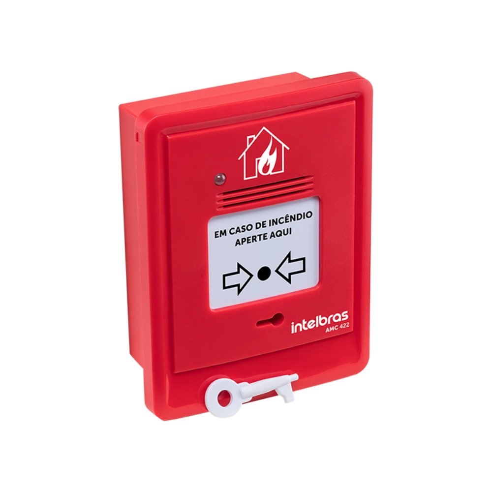 Acionador Manual Convencional com Sirene Intelbras AMC 422