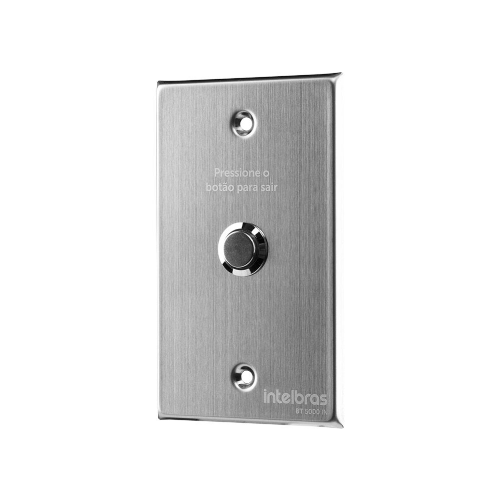 Acionador Abertura Inox Embutir BT 5000 IN Intelbras