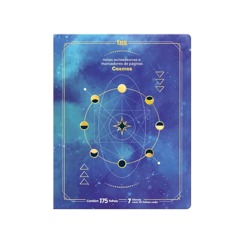 Bloco Adesivo TRIS Cosmos Auto-adesivo Holic com 175 Folhas