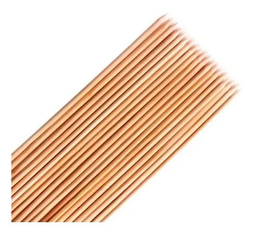 Palitos de Espetinho Pacote com 100 Unidades 30cm