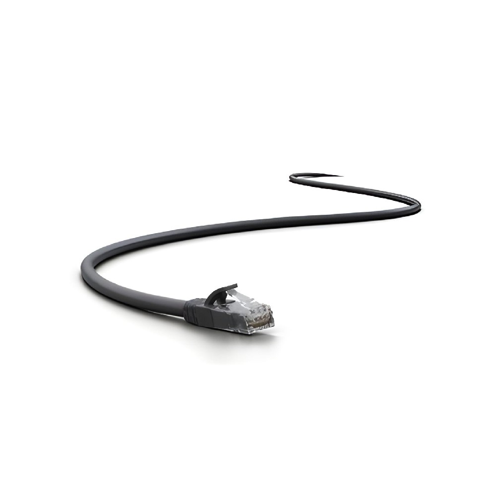 Patch Cord Impact Lan UTP Cat5e Preto 1,5m Intelbras