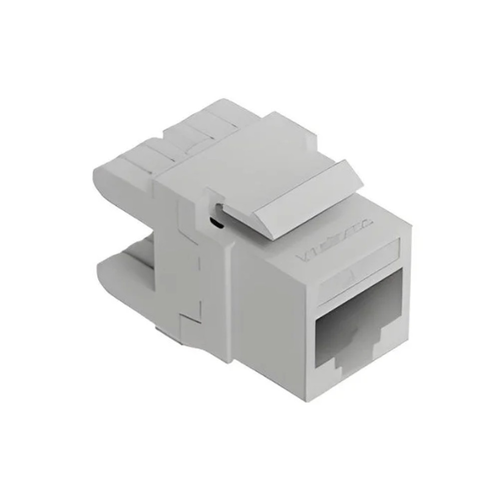 Conector RJ45 Fêmea 180° Cat6 Keystone Jack Intelbras