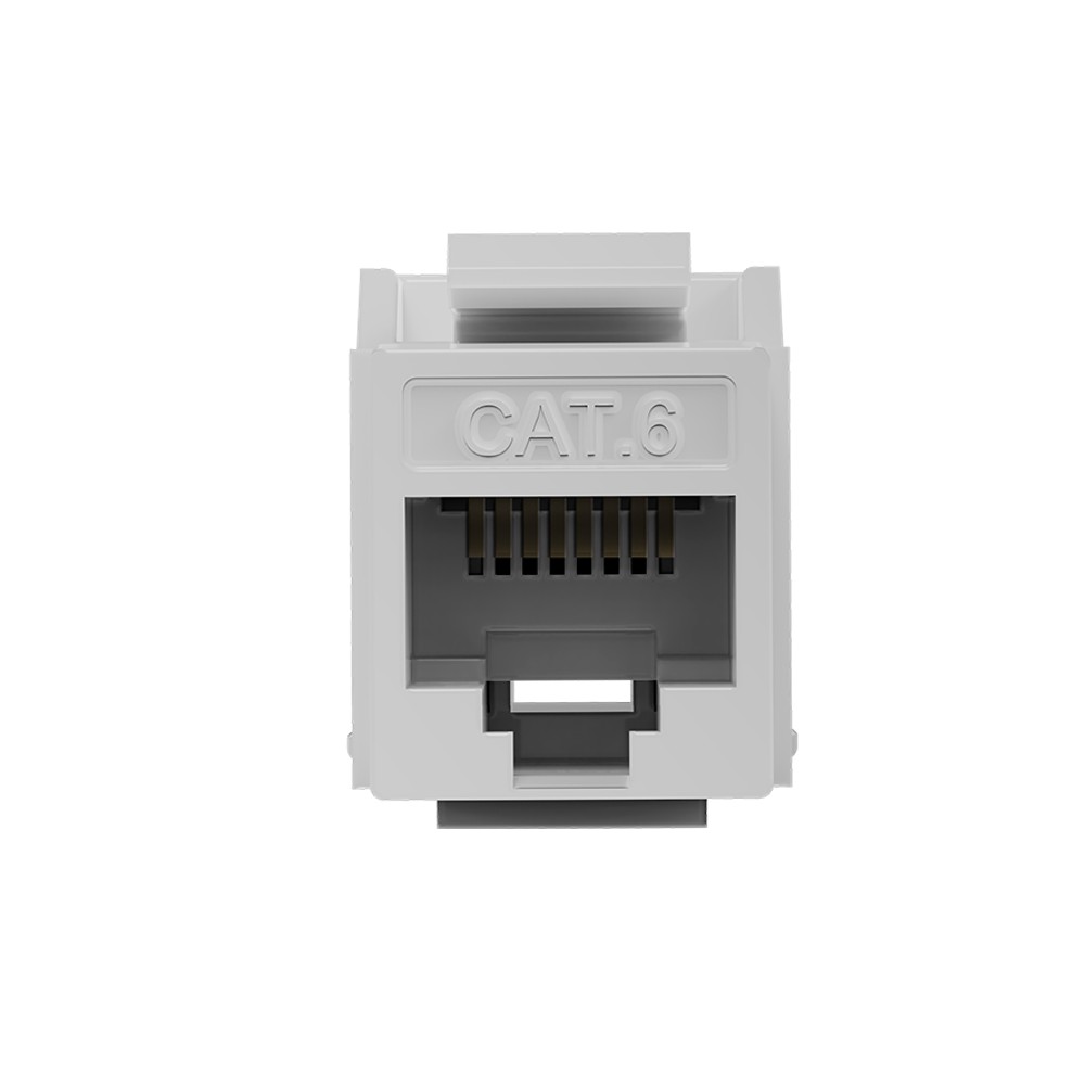 Conector RJ45 Fêmea 90° Cat6 Keystone Jack Intelbras