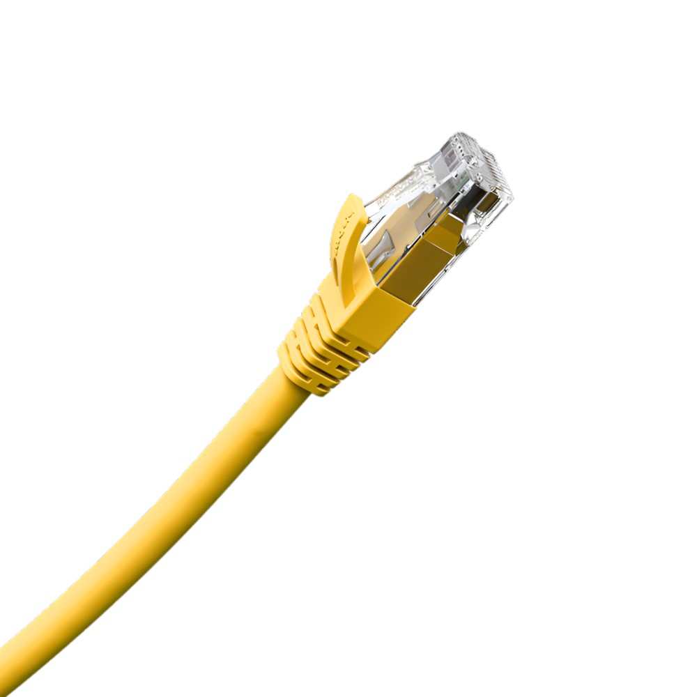 Patch Cord Impact Giga U/UTP 4P Cat6 Amarelo 2,5m LSZH Intelbras