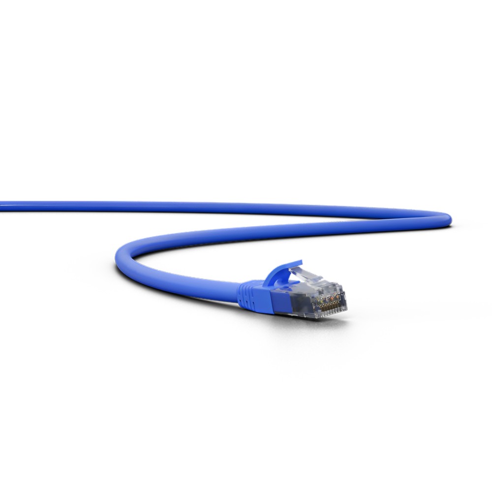 Patch Cord Impact Giga U/UTP 4P Cat6 Azul 1,5m LSZH Intelbras