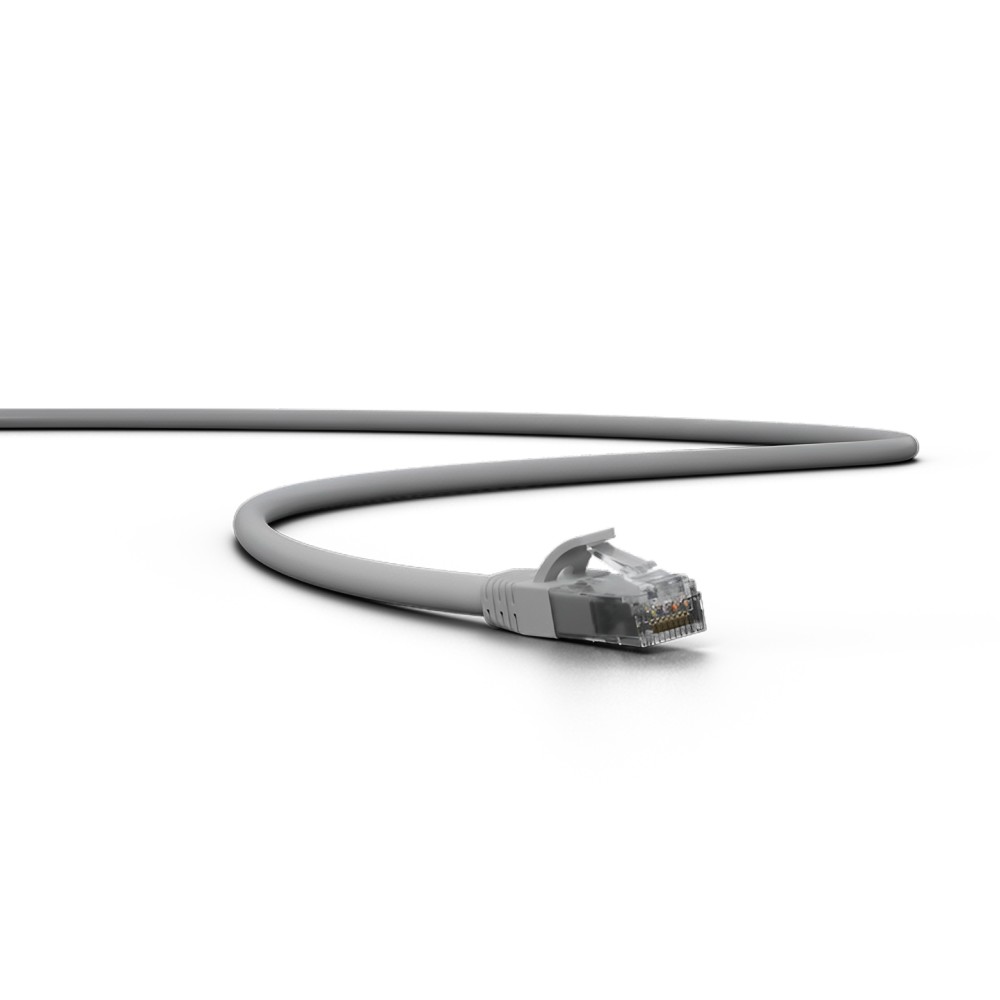 Patch Cord Impact Giga U/UTP 4P Cat6 Cinza 1,5m LSZH Intelbras