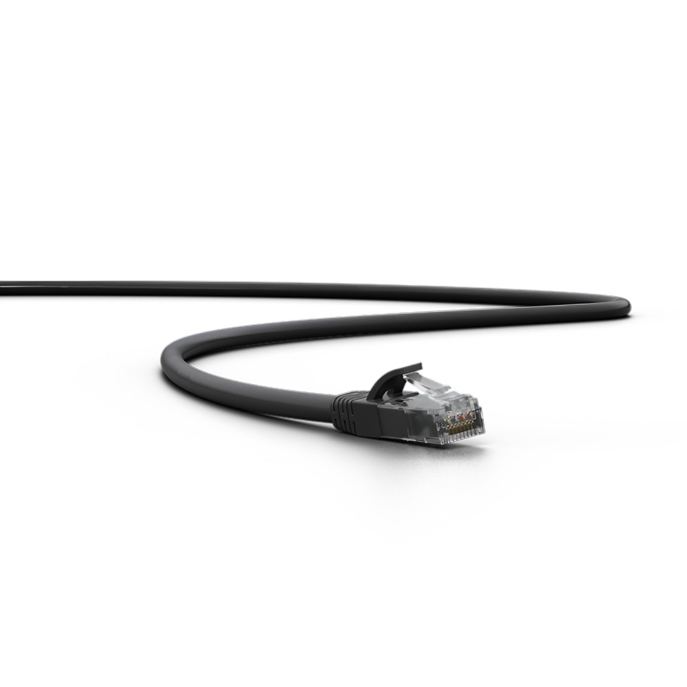 Patch Cord Impact Giga U/UTP 4P Cat6 Preto 1,5m LSZH Intelbras