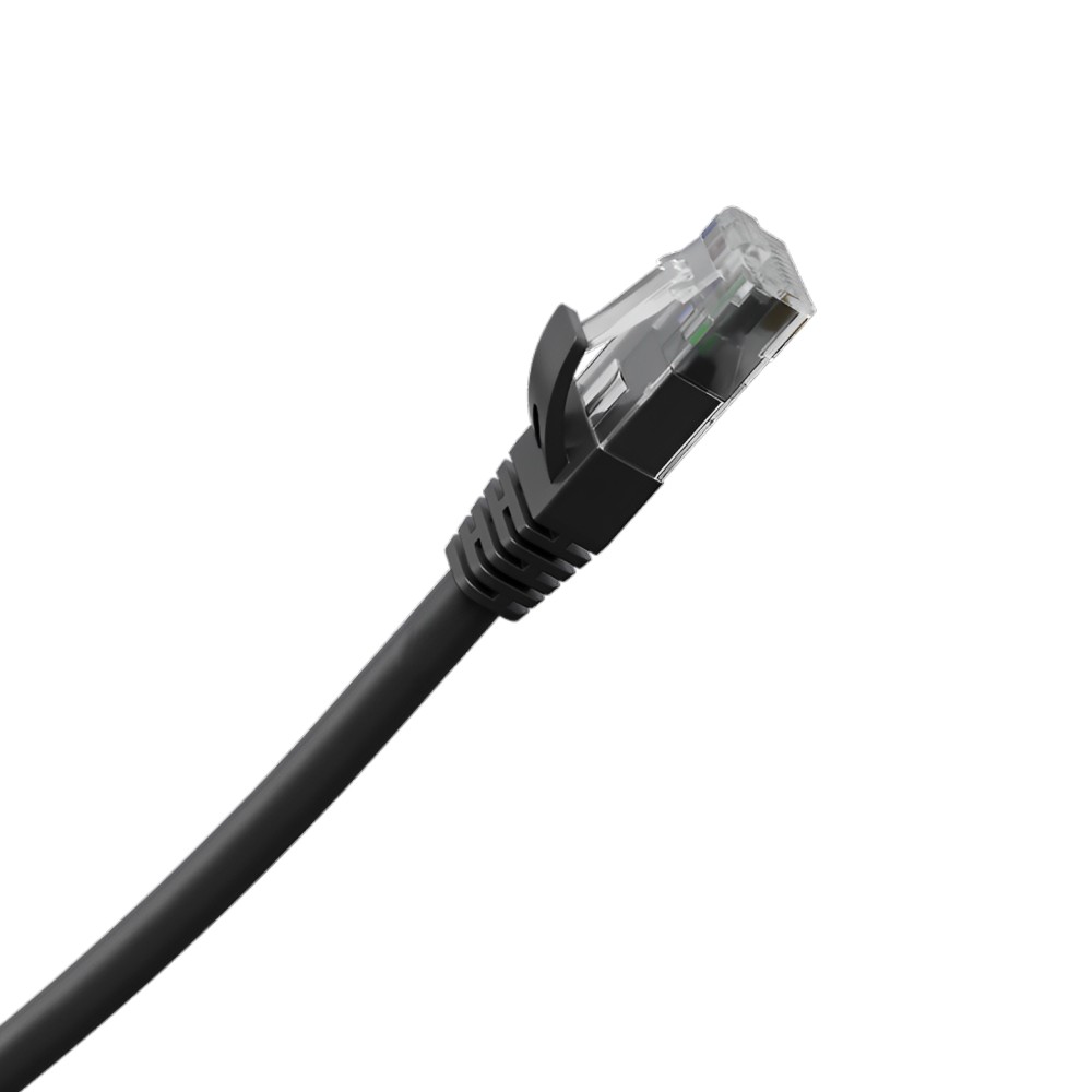 Patch Cord Impact Giga U/UTP 4P Cat6 Preto 2,5m LSZH Intelbras