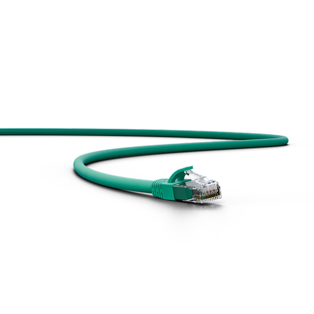 Patch Cord Impact Giga U/UTP 4P Cat6 Verde 1,5m LSZH Intelbras